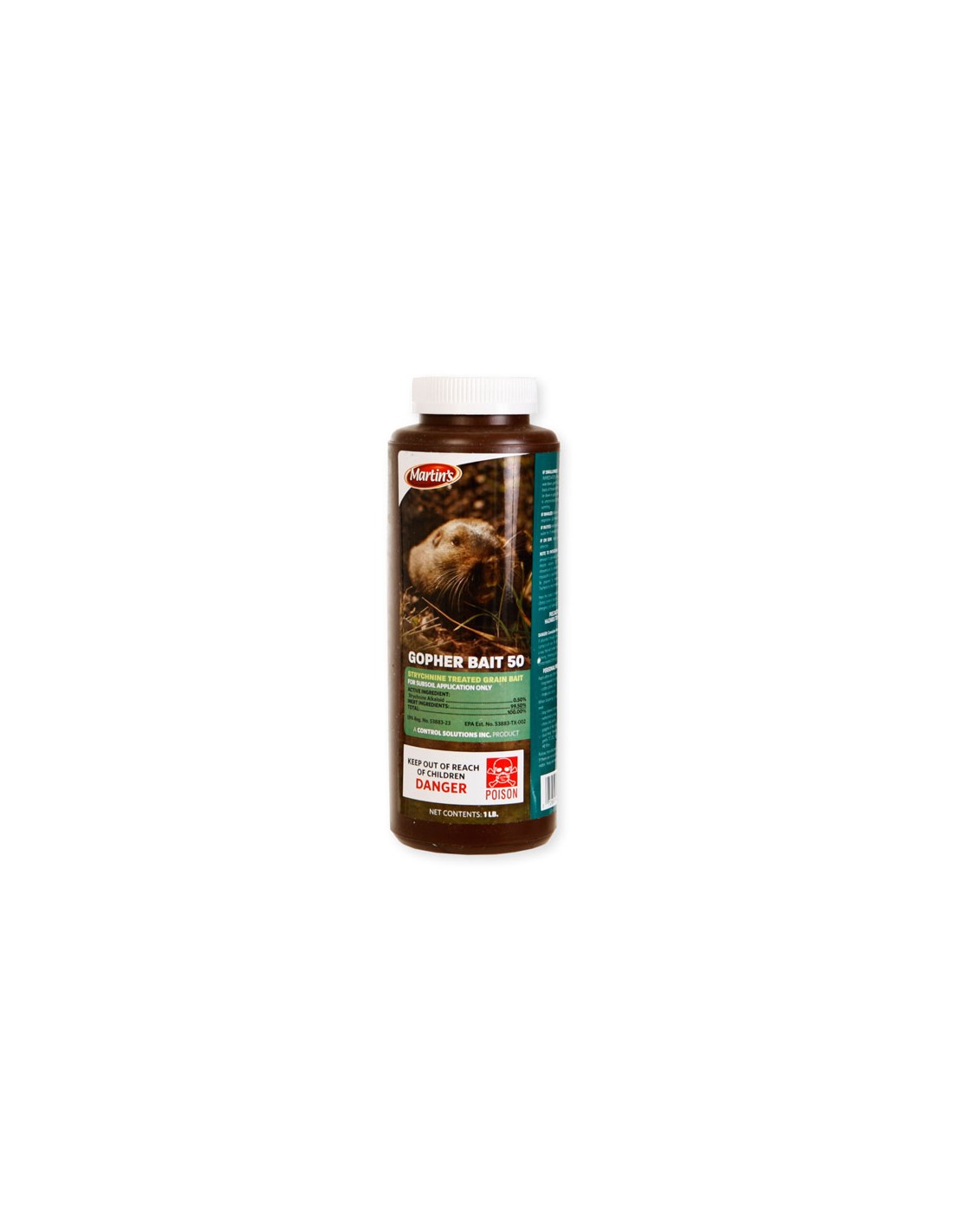 Do you carry Martin's gopher bait 50 in 5lb container?