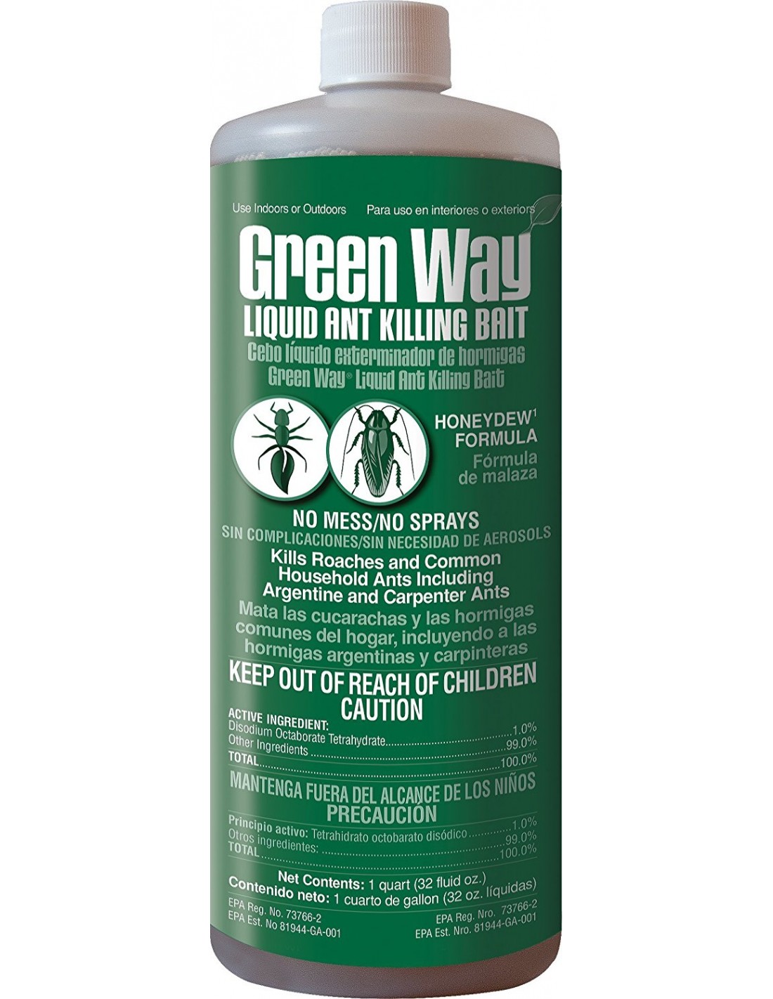 Gourmet Green Way Liquid Ant Bait Quart Questions & Answers