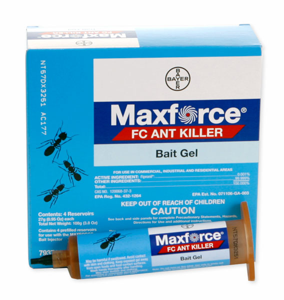 If I use a bait try can I use MaxForce on a kitchen sink.?