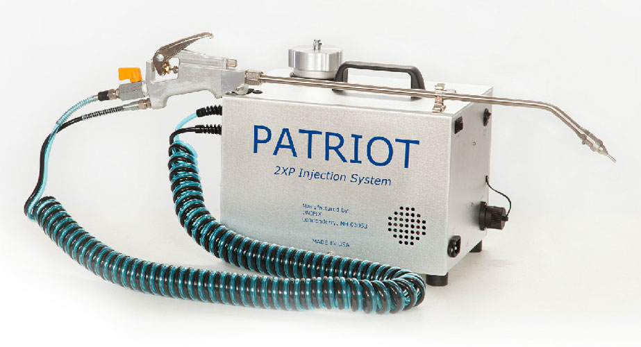 What chemicals are suitable for use in the Patriot? Are there any solvents that must not be used?
