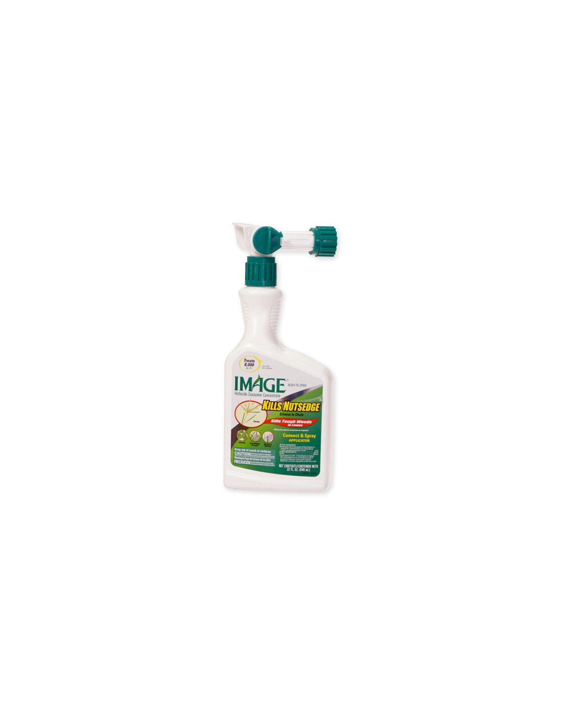 Use in flower bed, but not spray directly on rose bushes?